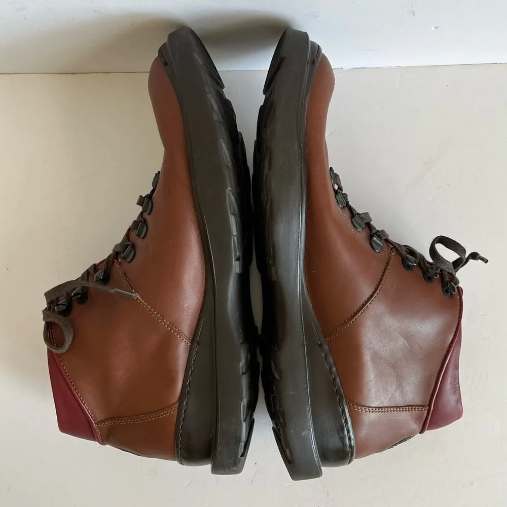 Coach Italy Aaron Brown Leather Chukka Ankle Boots Mens Size 8D